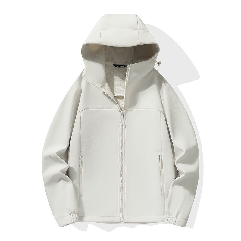 Soft-shell coat teemdrop