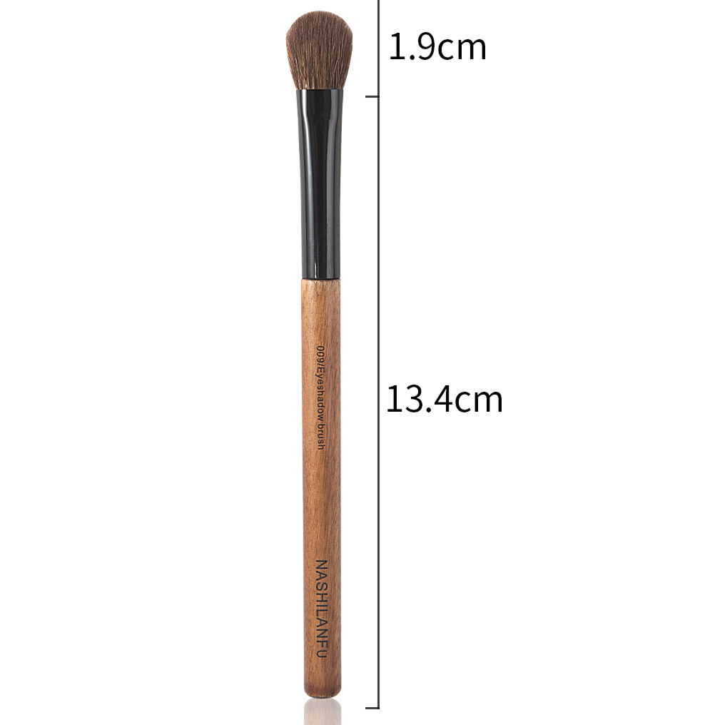 14-Piece Natural Wood Makeup Brush