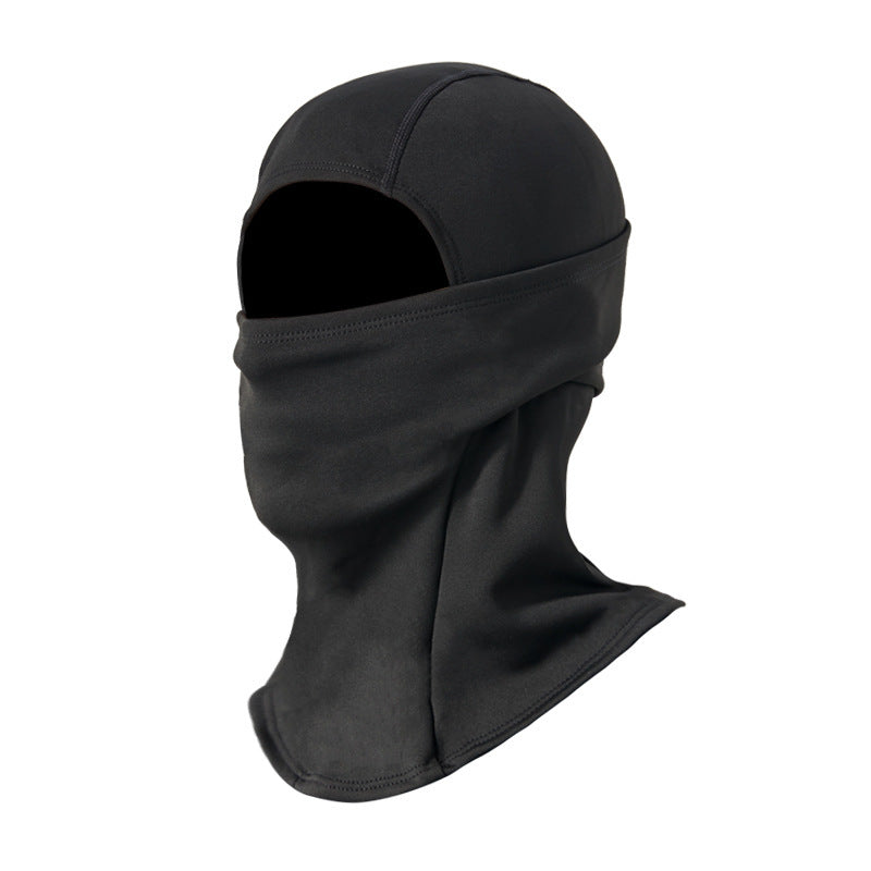 Thick-fabric insulated and windproof ski headgear for men