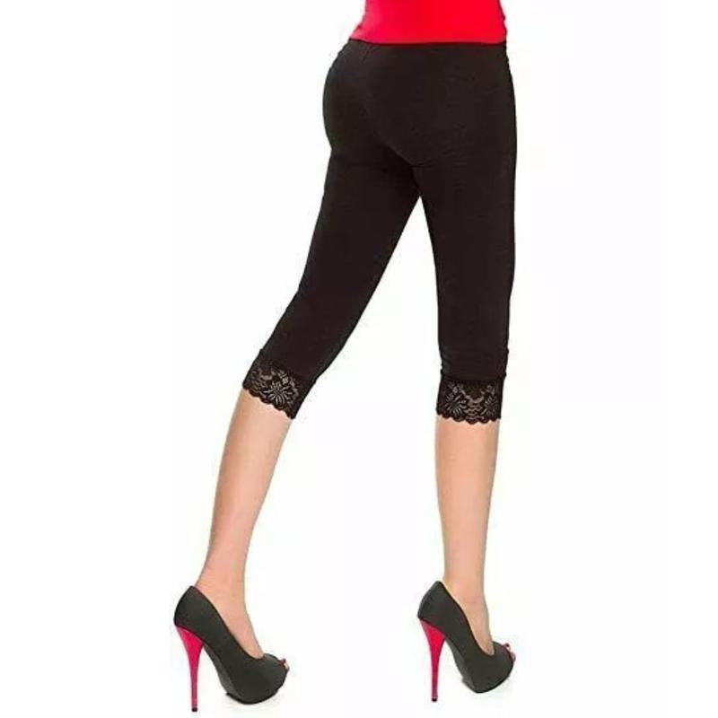 Women Breathable High Elasticity Cropped Leggings teemdrop