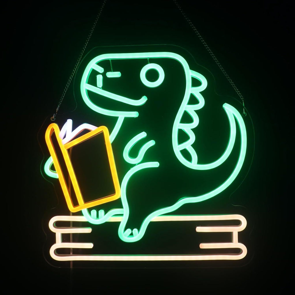 Dimmable LED Reading Neon Sign Wall Decor Light teemdrop