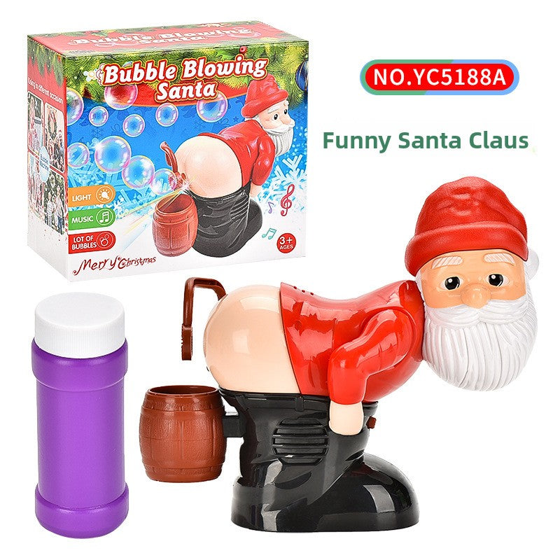 Santa Claus Bubble Machine with Lights and Music