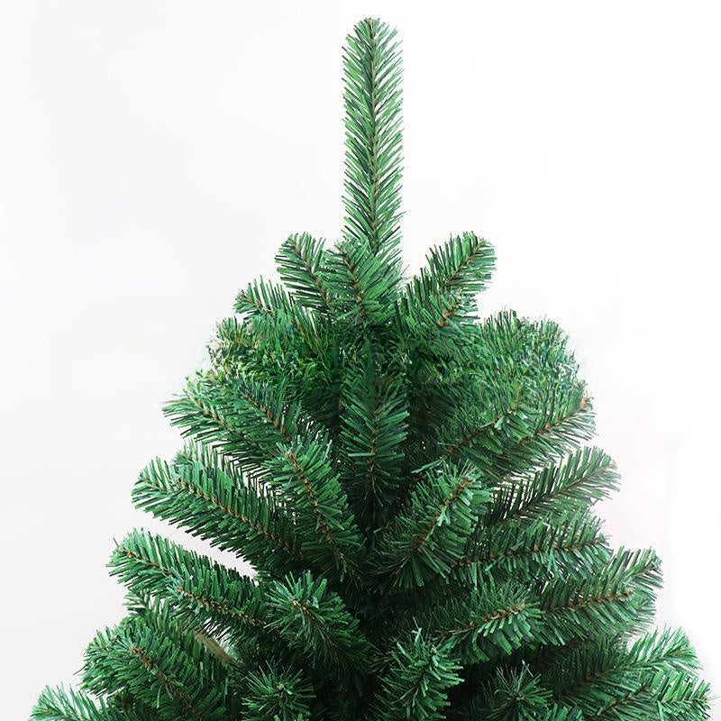 PVC Artificial Christmas Tree, Floor Standing Full Size Christmas Tree with Iron Base, for Home Mall Hotel Decoration, 120-240CM teemdrop