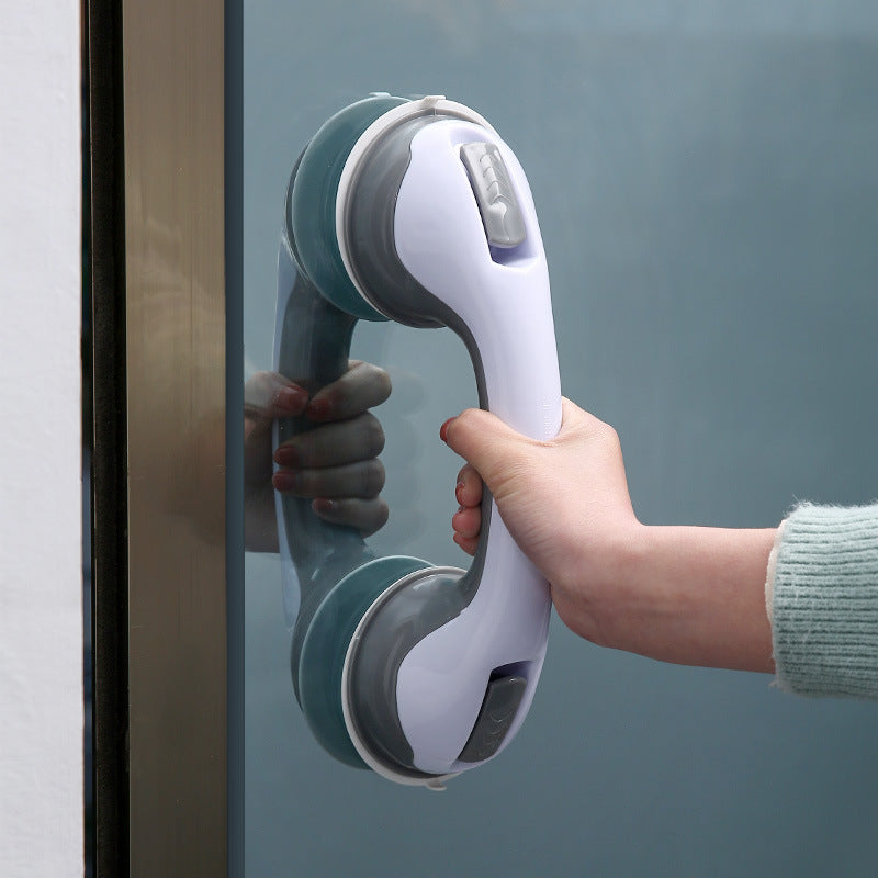 Non-drilled glass window suction handle