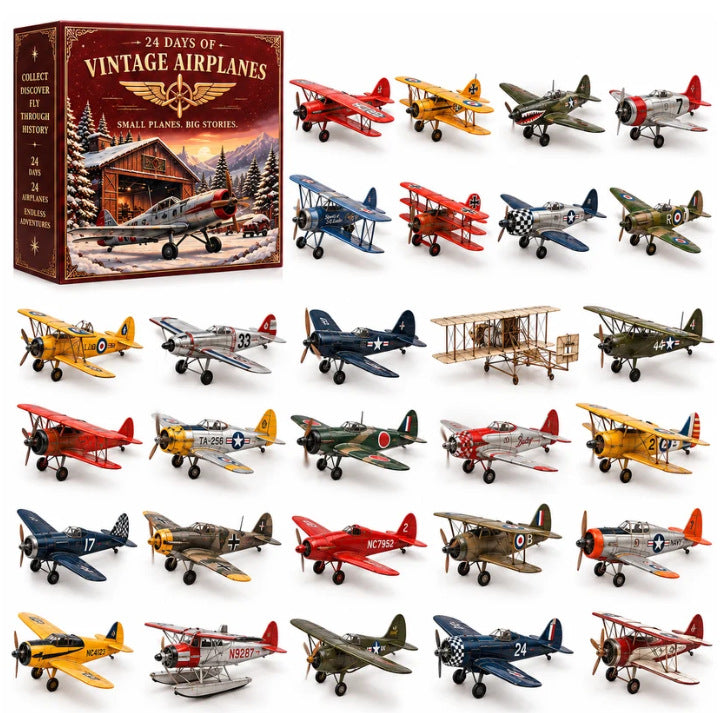 Aircraft Series Blind Box Advent Calendar Christmas Toy