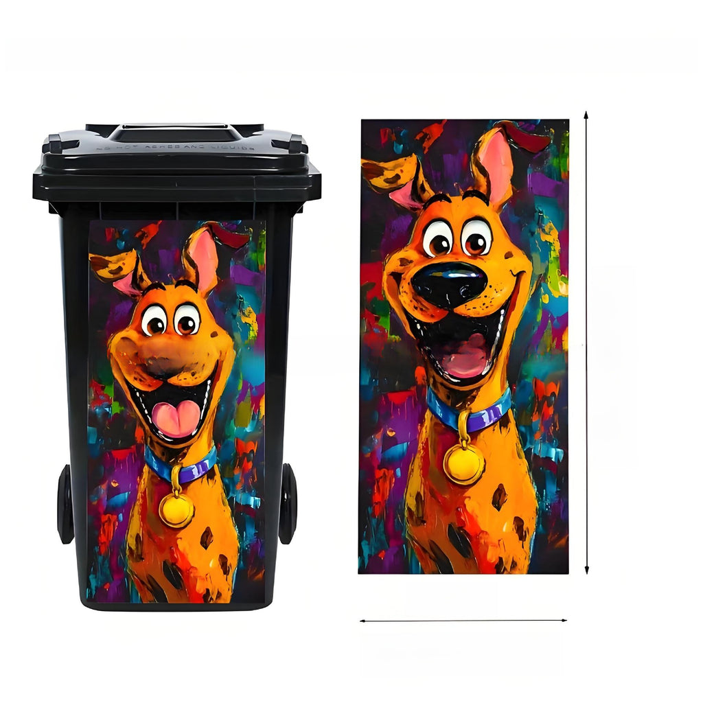 Self-Adhesive Waterproof Vinyl Trash Can Sticker teemdrop