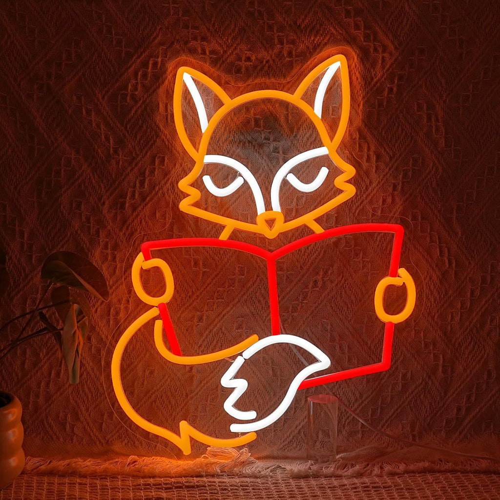 Dimmable LED Reading Neon Sign Wall Decor Light teemdrop