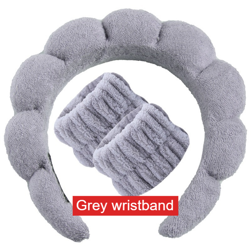 Lady's velvet sponge hairband teemdrop
