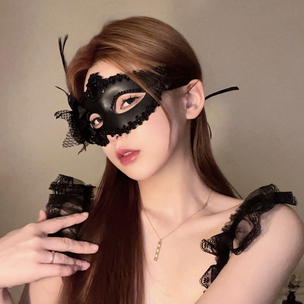 Halloween Second Dimension Half Face Mask