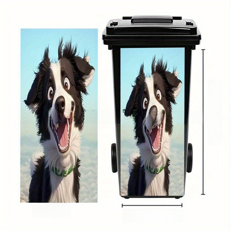 Self-Adhesive Waterproof Vinyl Trash Can Sticker teemdrop