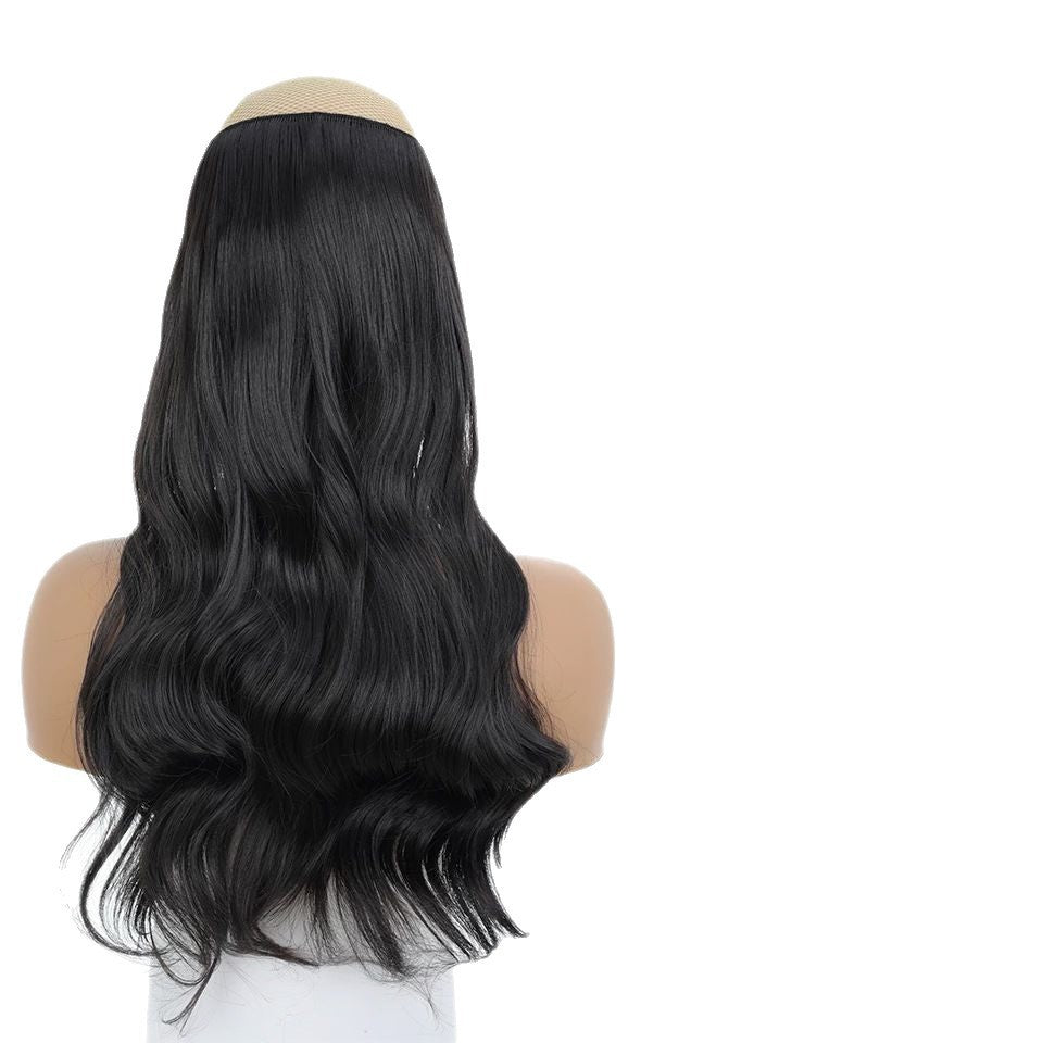 One-Piece Five-Clip Long Curly Synthetic Hairpiece Extension