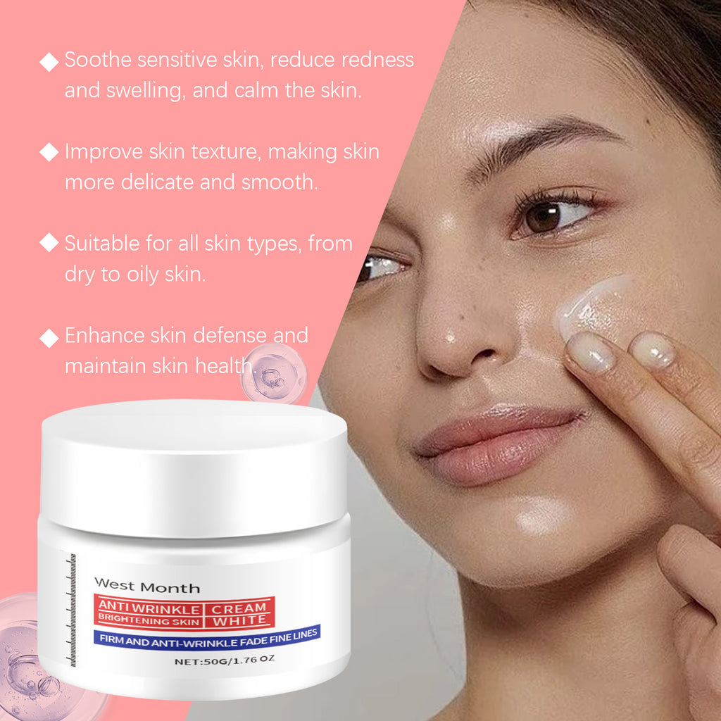 West Month Facial Skin Care Cream Hydrating, Firming, Facial Skin Moisturizing and Glossy Cream