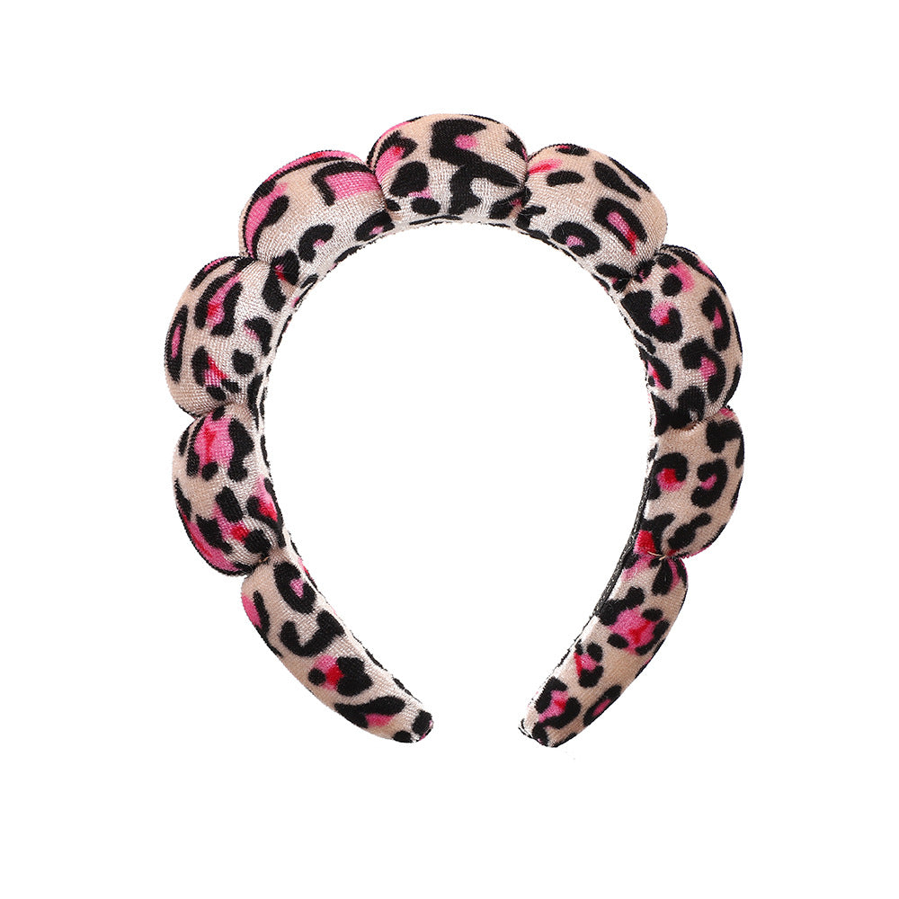 Lady's velvet sponge hairband teemdrop