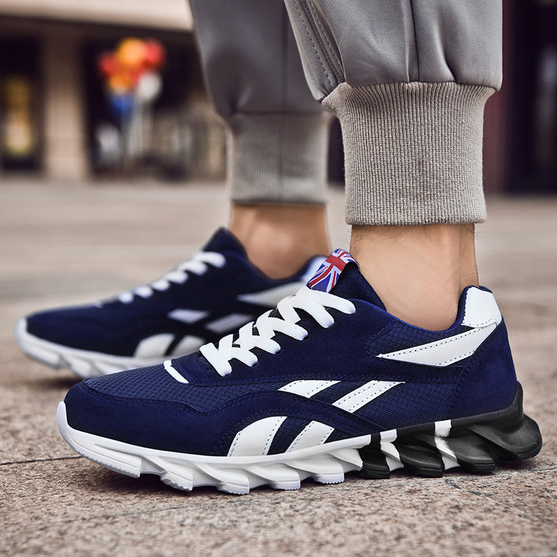 Men's Breathable Blade Sole Sneakers