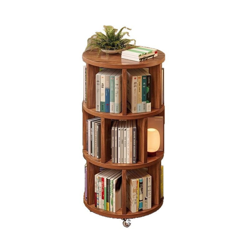 360-Degree Rotating Multi-Tier Bookshelf