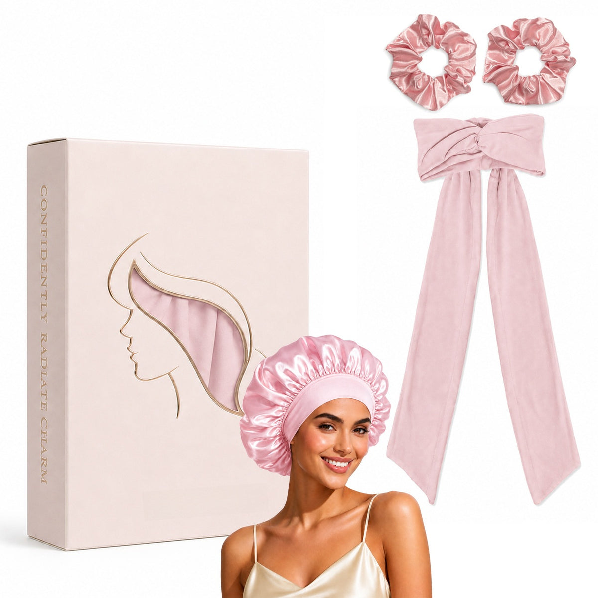Heat-Free 2-in-1 Curling Hairband Magic Hair Curler Ribbon for Women teemdrop