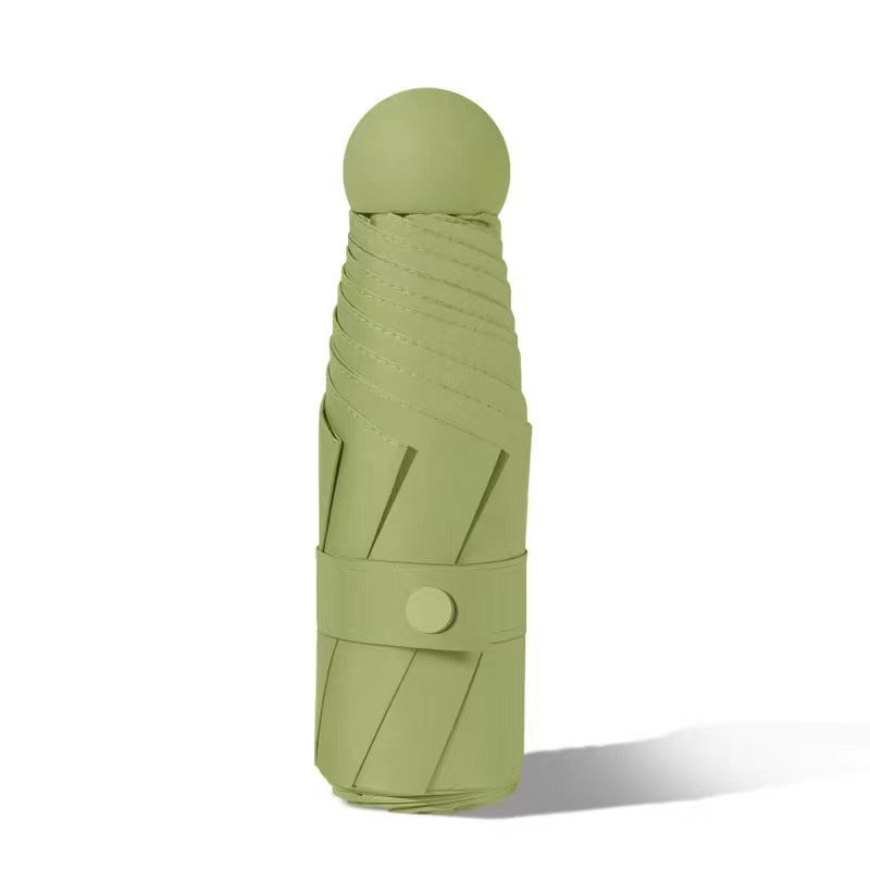 Compact Folding Umbrella with Sun Protection