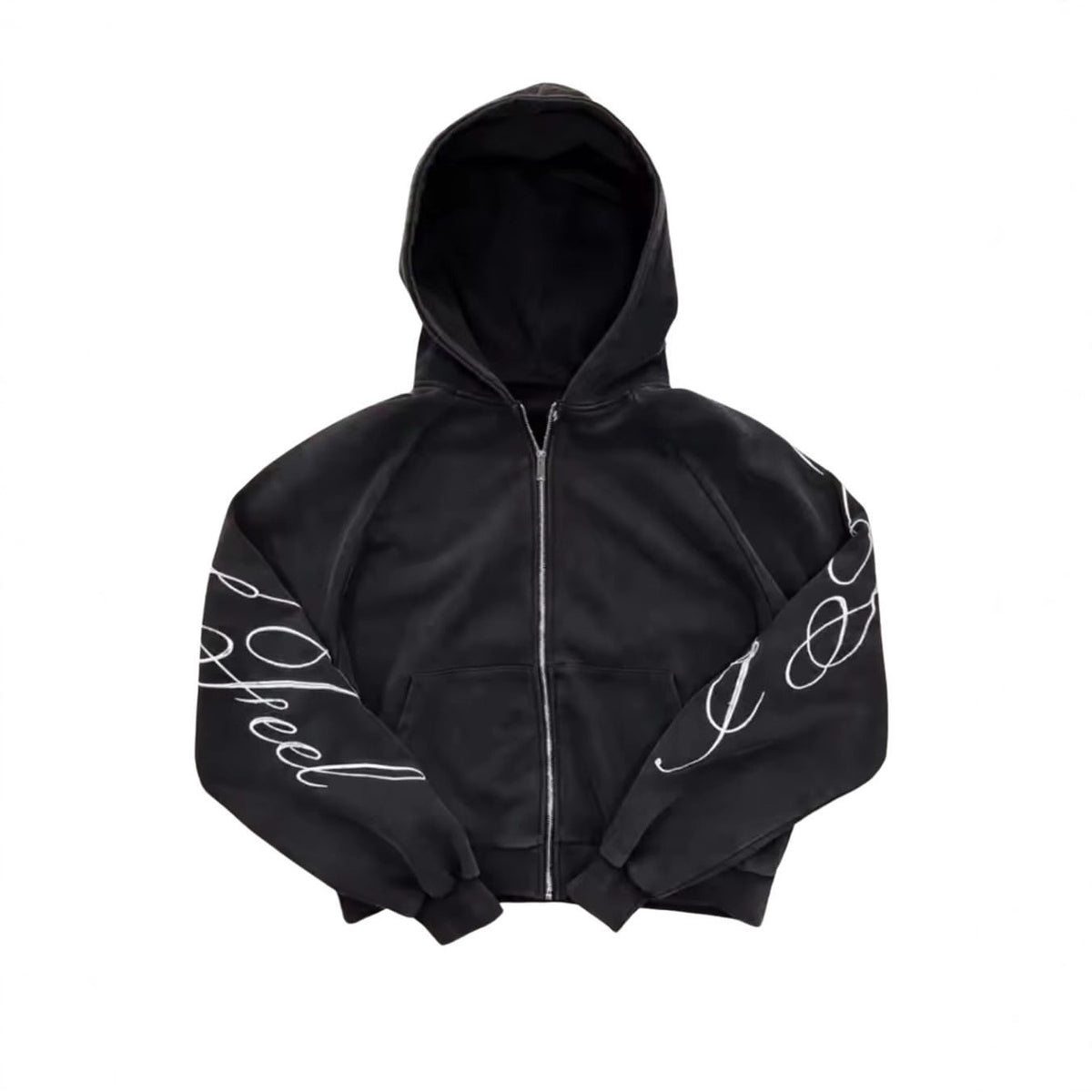 Women Letter Print Hooded Sweatshirt