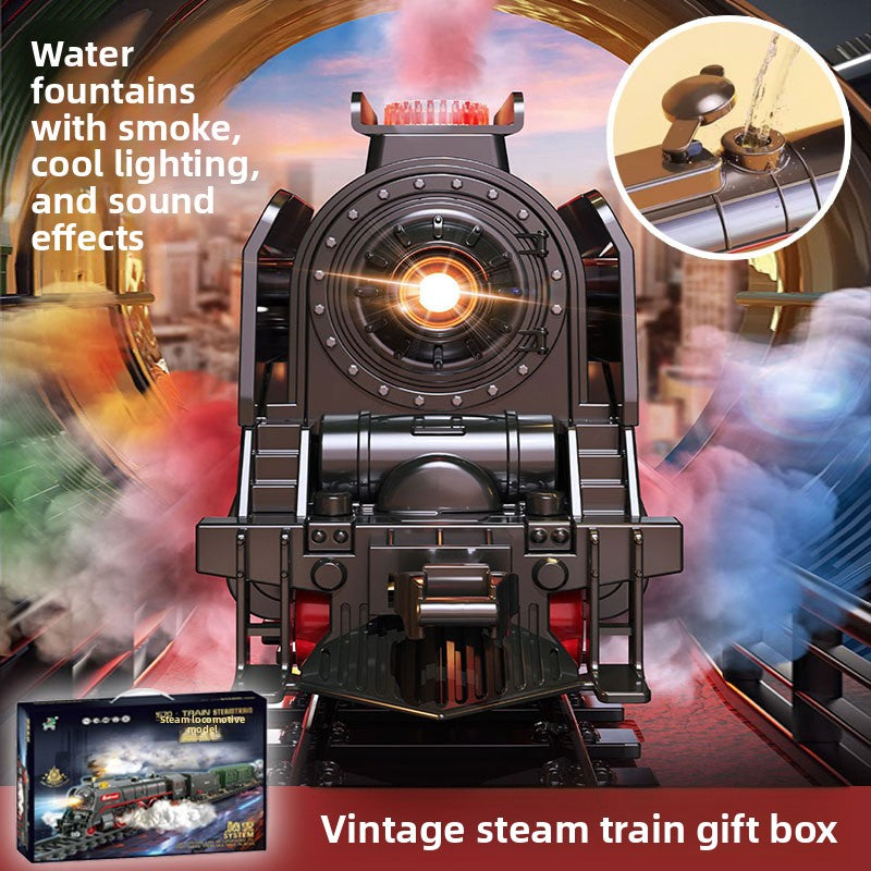 Electric Steam Train Locomotive Model Toy