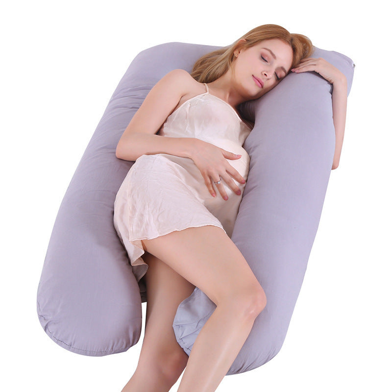 U-Shaped Maternity Body Pillow for Side Sleeping Support