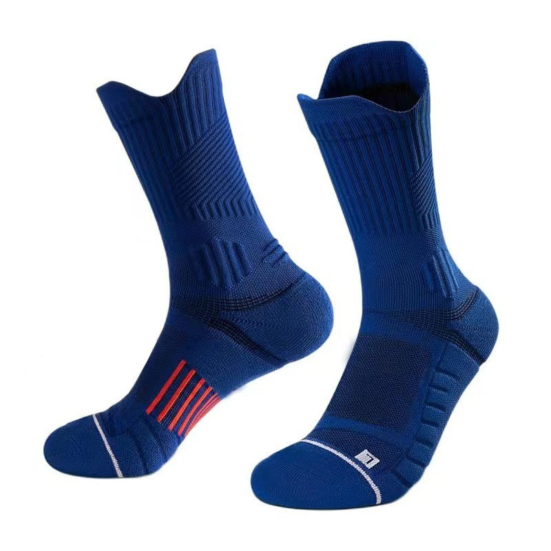 Shock-absorbing high-top sports socks teemdrop