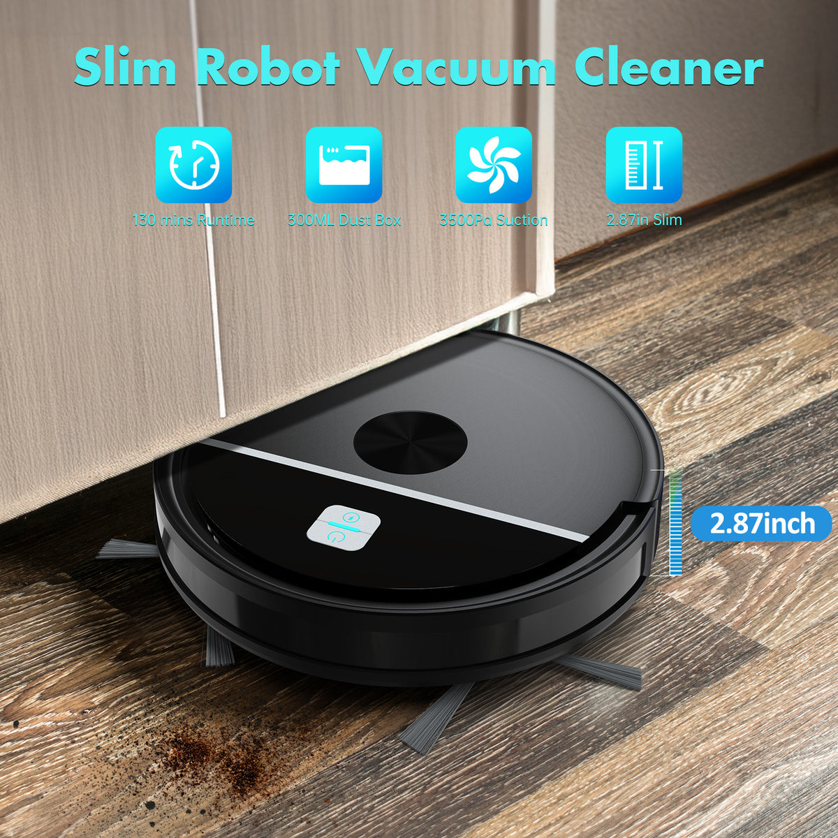 Robotic Vacuum Cleaner with Mopping Function