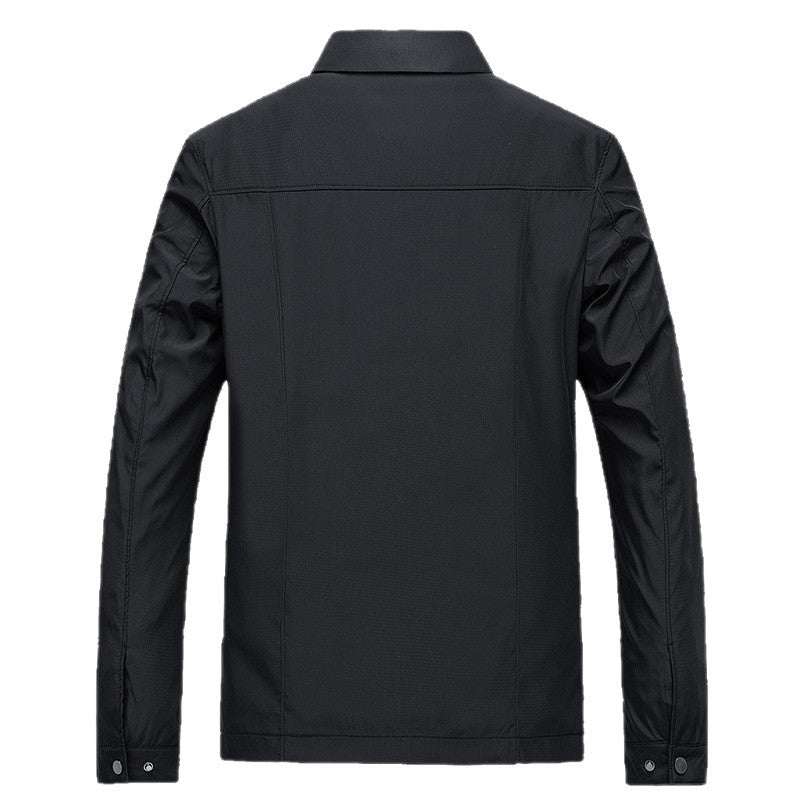 Business Thin Jacket for Middle-Aged and Elderly Men