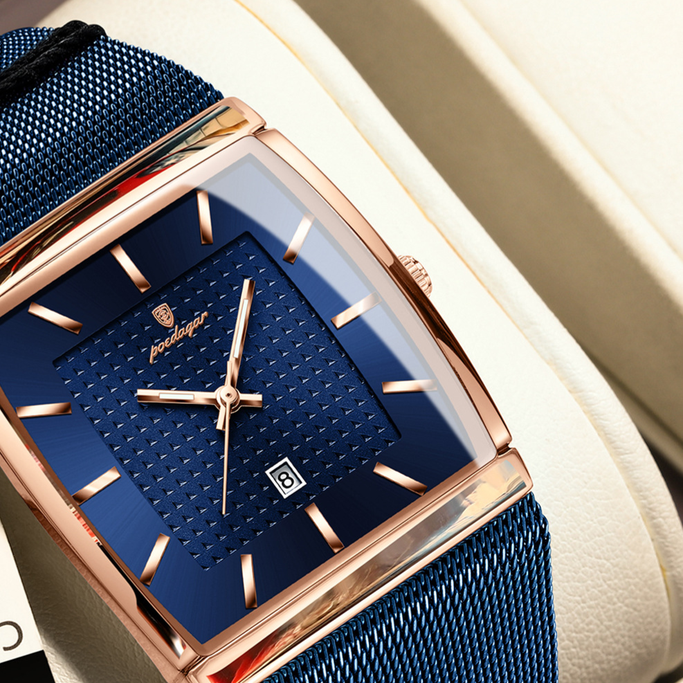 Ultra-Thin Men's Square Quartz Watch teemdrop