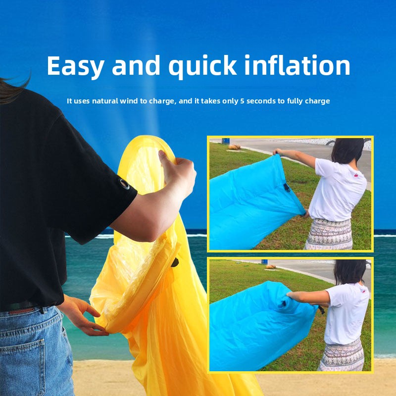 Portable Inflatable Lazy Air Sofa Outdoor Camping Lounge Recliner