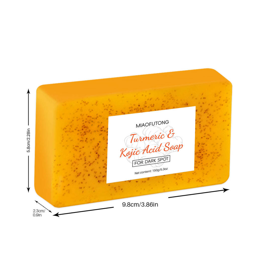 Turmeric Lemon Cold Process Handmade Soap teemdrop