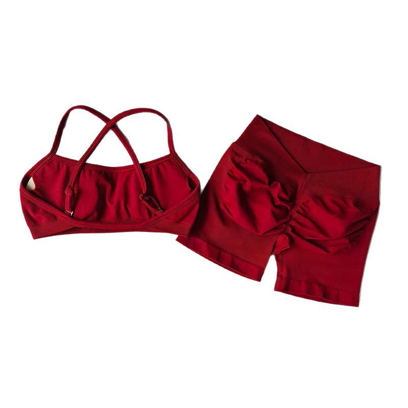 Women's Seamless Yoga Sports Suit teemdrop