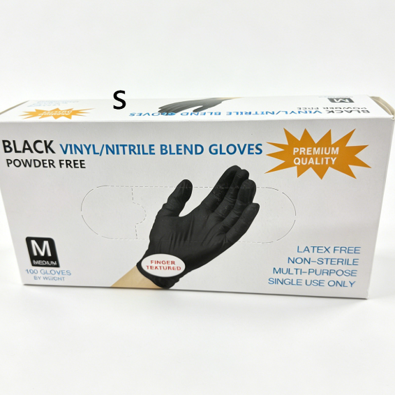 Disposable Black Nitrile Gloves