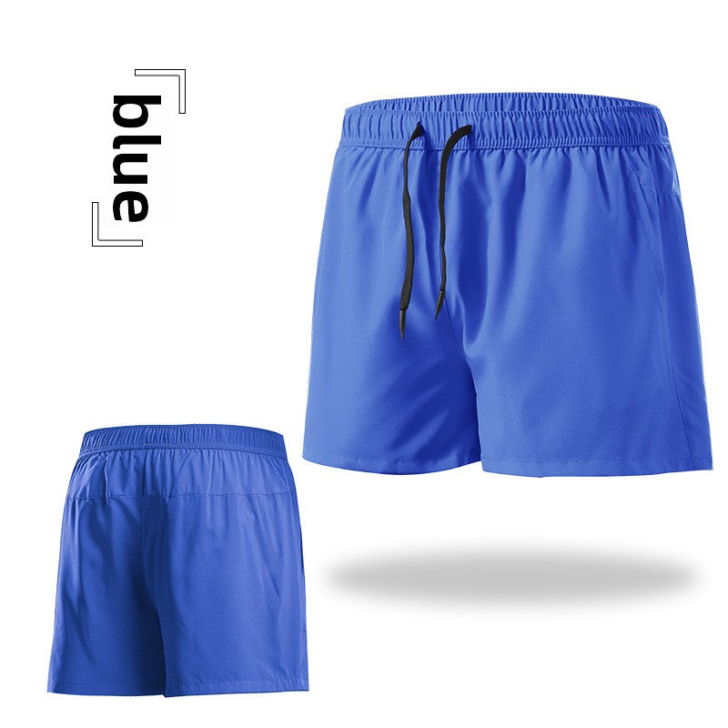 Quick-drying double-layer sports shorts