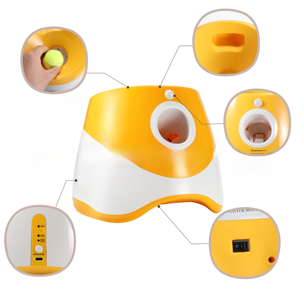 Pet Ball-Throwing Machine