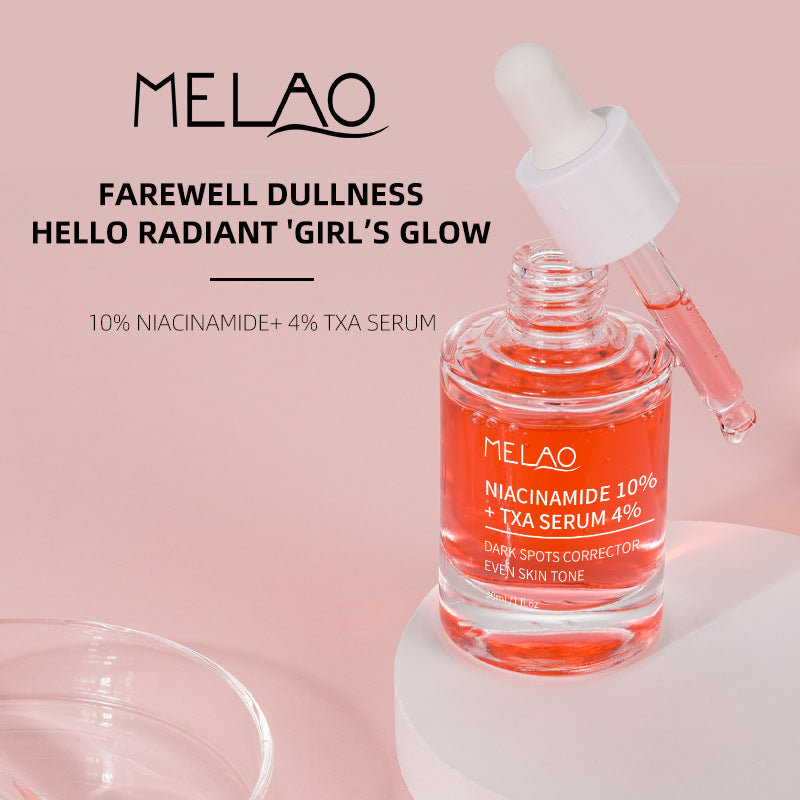 10% Niacinamide 4% Tranexamic Acid Facial Essence 30ml Brightening Skin Care Original Solution teemdrop
