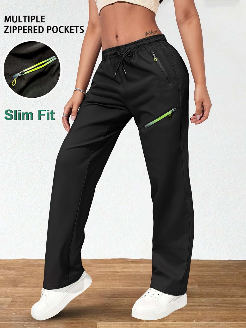 Womens Casual Straight Leg Pants
