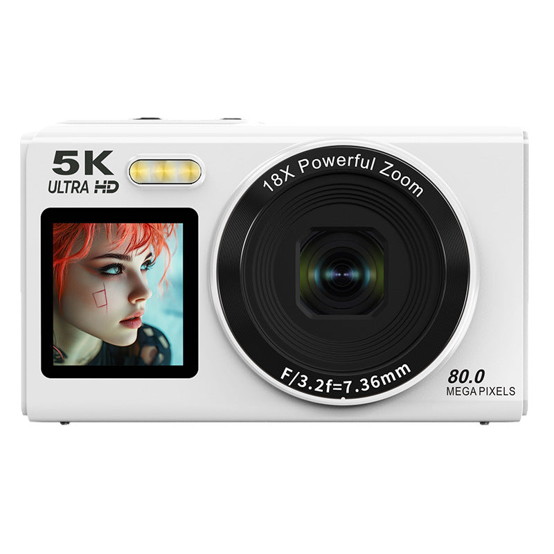 Dual Screen Digital Camera with Wi-Fi