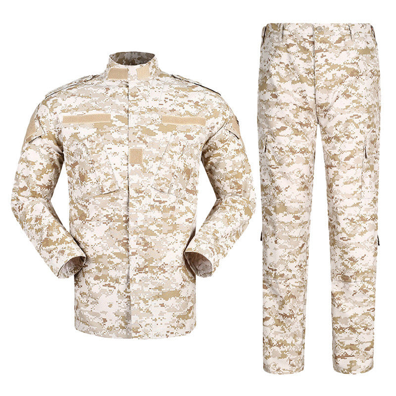 Mens Long Sleeve Camouflage Tactical Training Suit