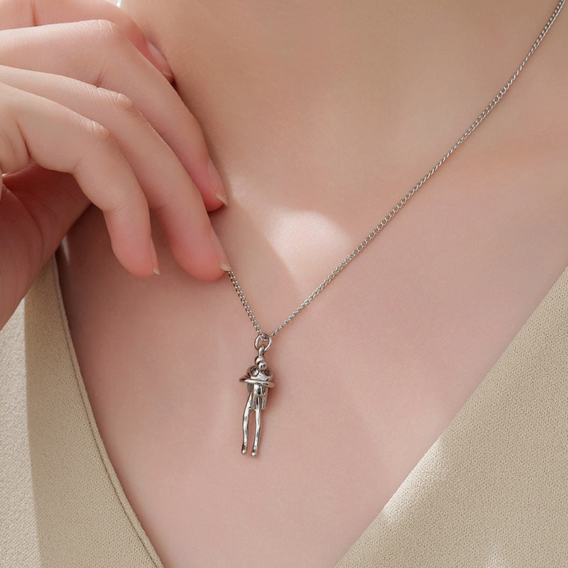 Hug Child Pendant Necklace