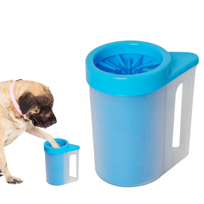 Portable Silicone Bristle Pet Paw Cleaner Cup for Dogs and Cats teemdrop