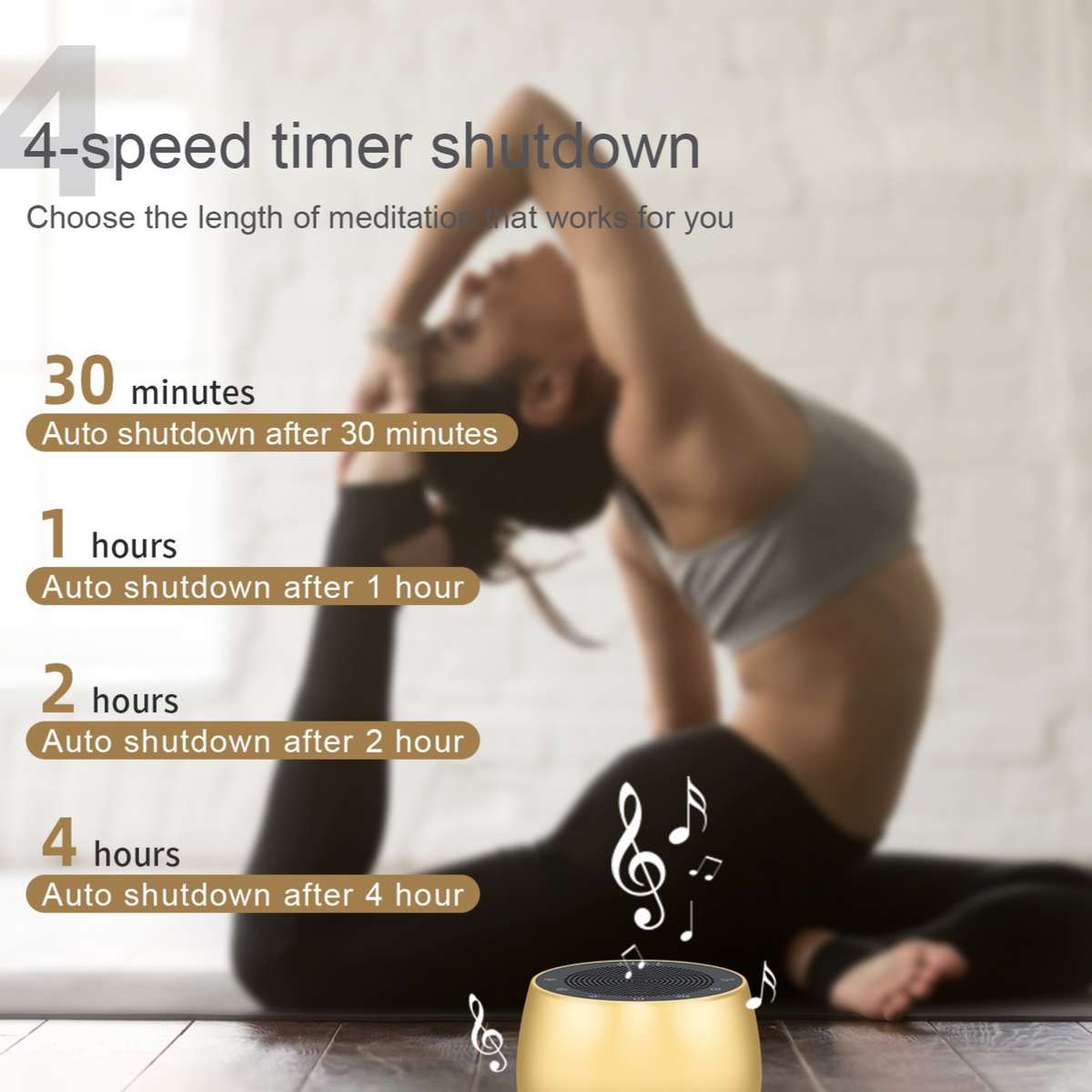 Meditation Timer Electronic Singing Bowl Sound Machine