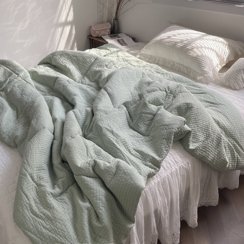 Korean Sand Wash Cotton Quilt
