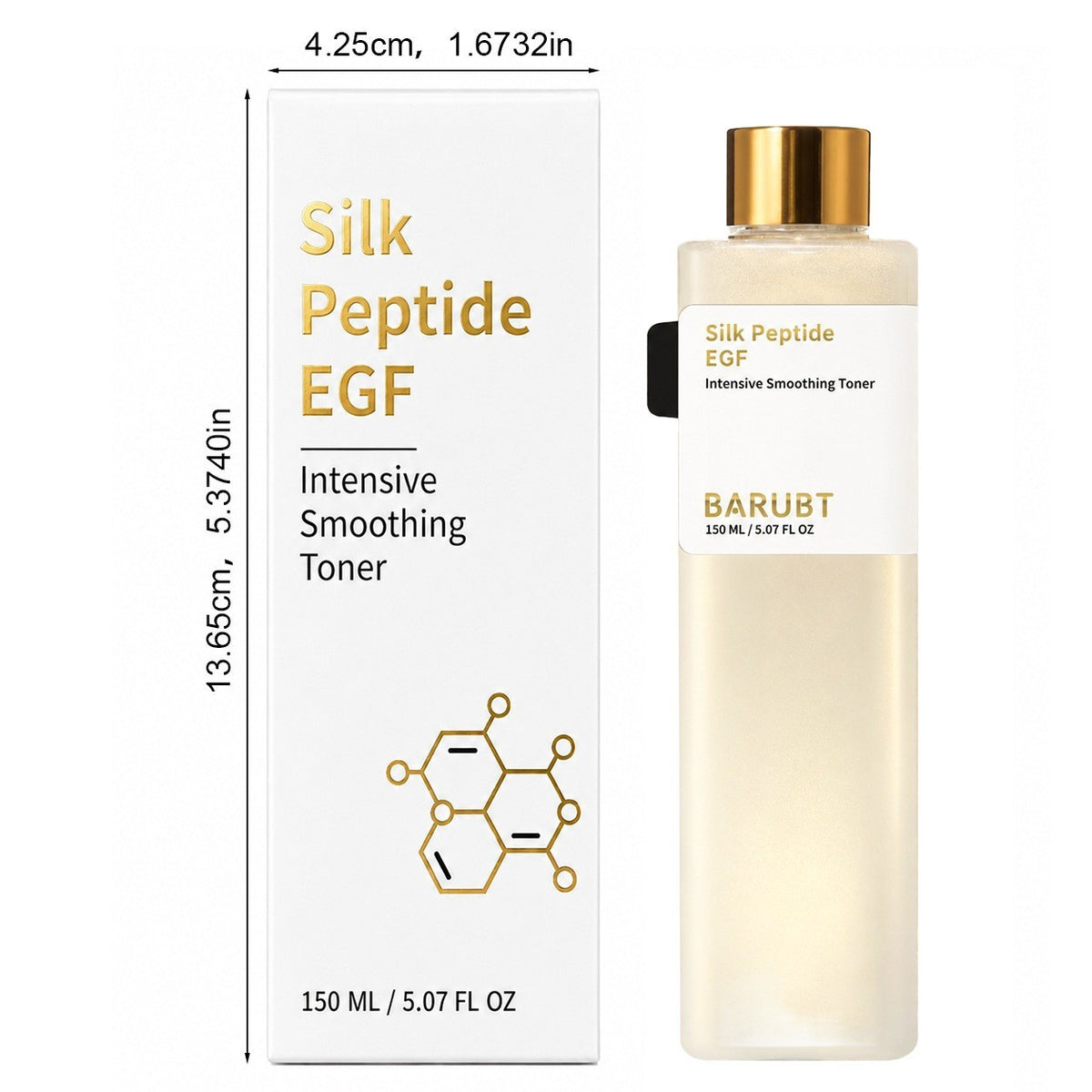 Silk Peptide Facial Toner Smooth Moisturizing Non-Sticky Essence Water teemdrop