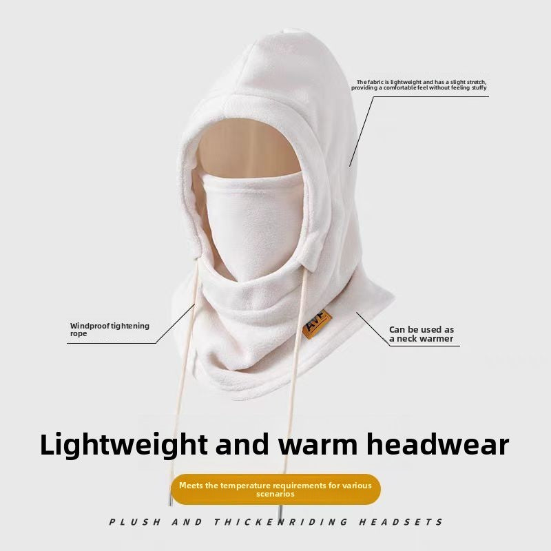 Warmth-Keeping Down Guarded Neck Hat