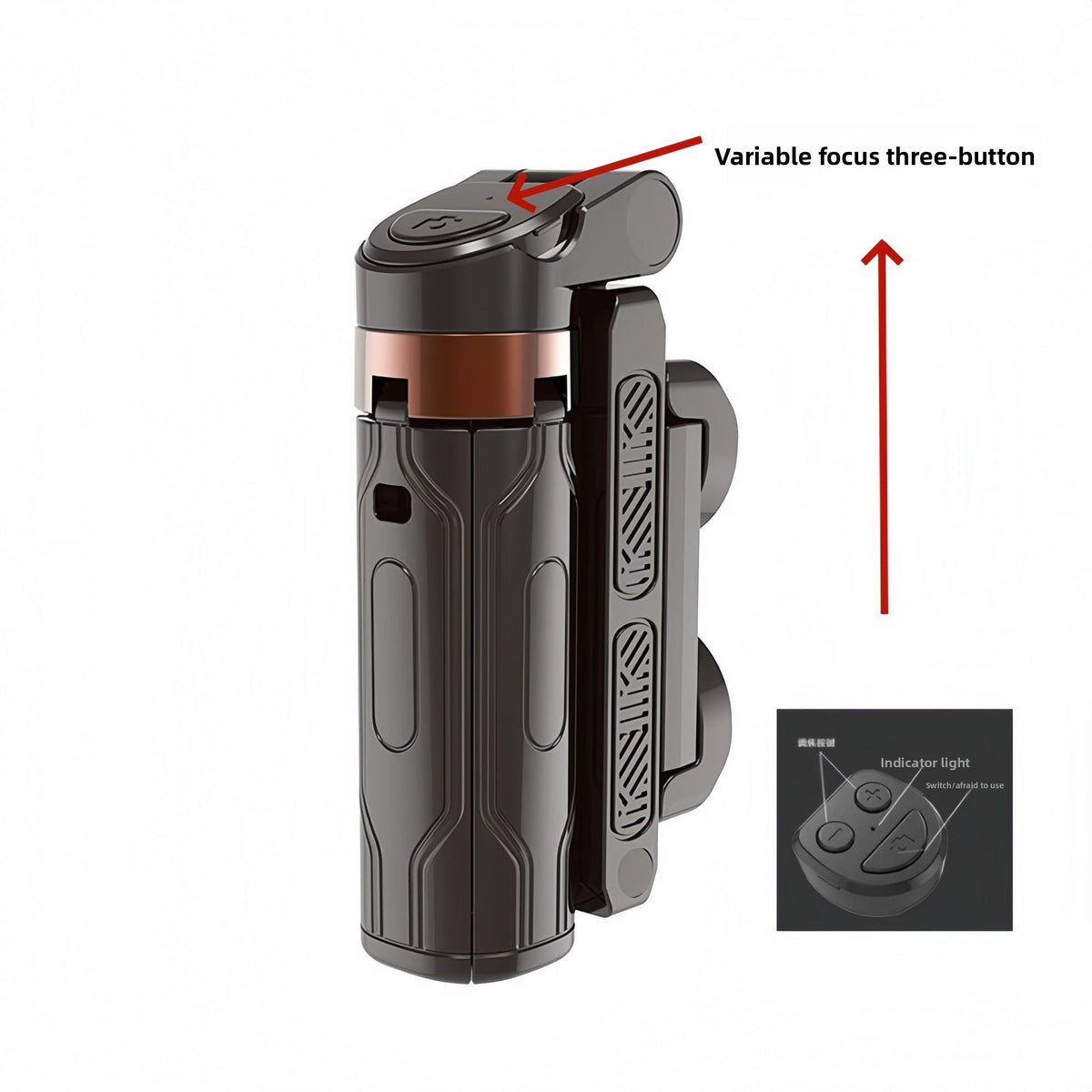 Selfie stick remote control