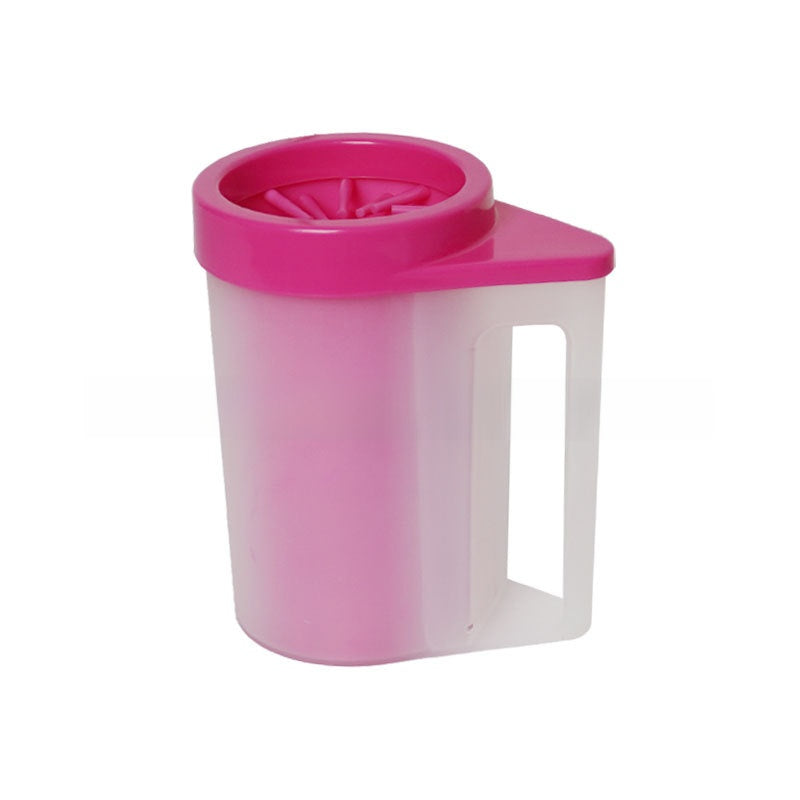 Portable Silicone Bristle Pet Paw Cleaner Cup for Dogs and Cats teemdrop