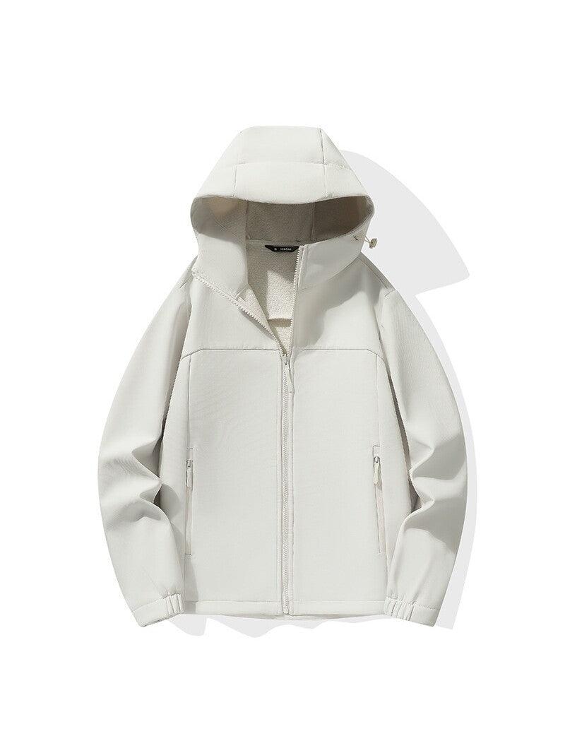 Soft-shell coat teemdrop