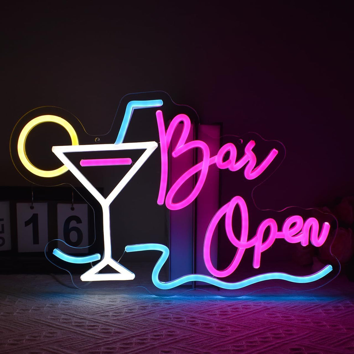 Dimmable LED Neon Sign Light teemdrop