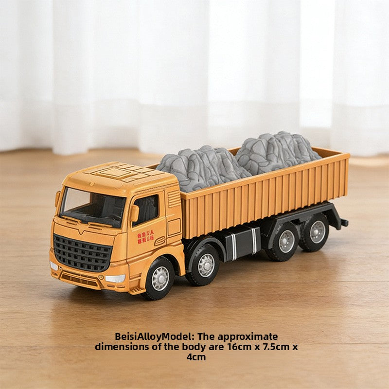 Alloy Construction Tower Crane Toy Vehicle with Movable Parts for Kids
