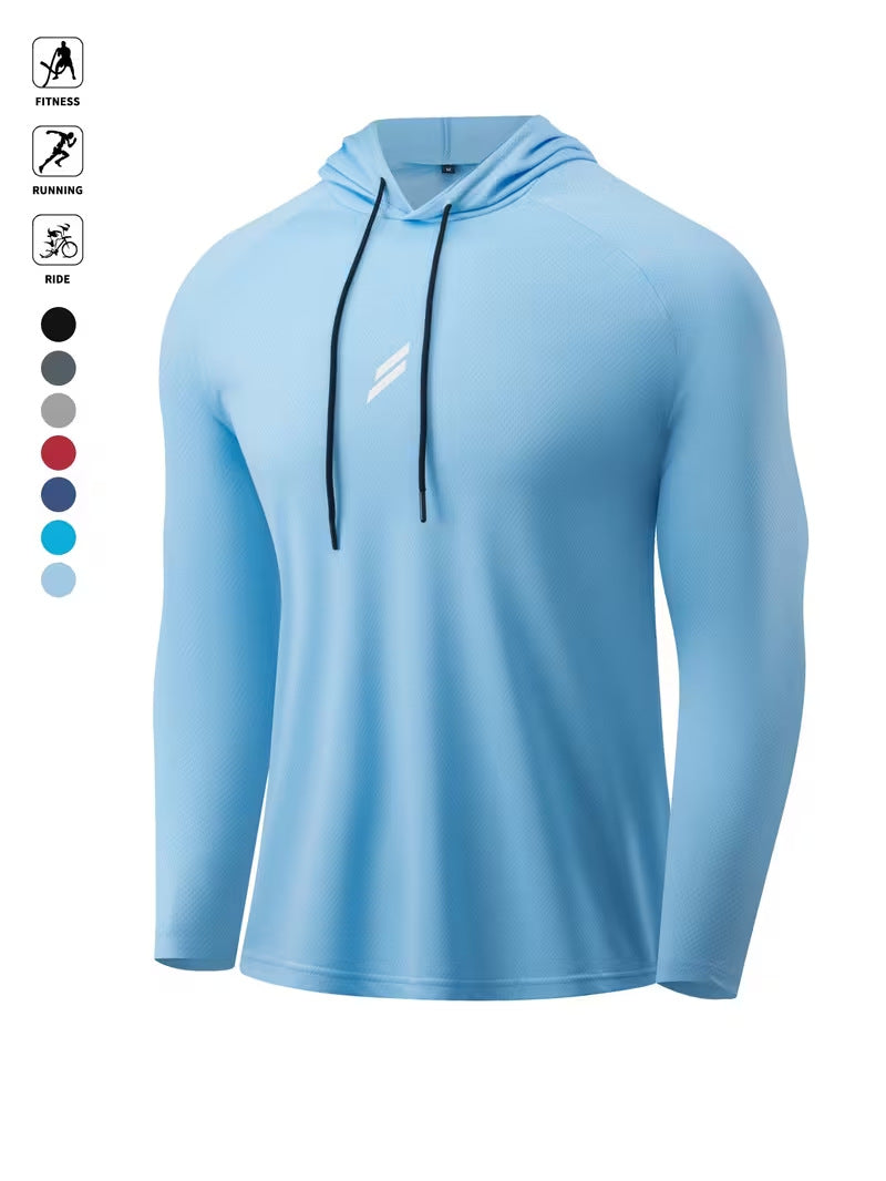 Men's UV-protective quick-drying fishing sun protection jacket